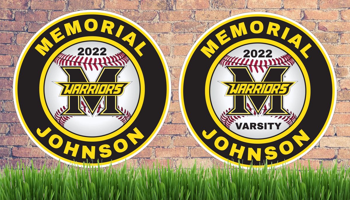 Memorial baseball yard sign personalized